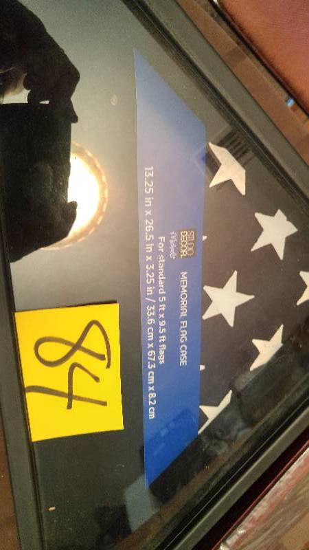 lot 84 image: 2, Wood, Triangular Flag Boxes..
