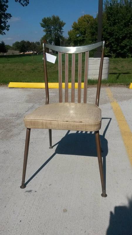 lot 87 image: 3, Nice metal frame DAYSTROM chairs with upholstered seat