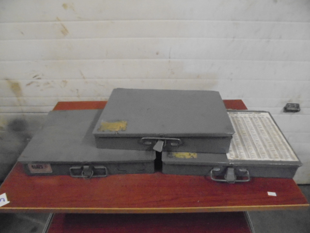Metal Organizing Boxes