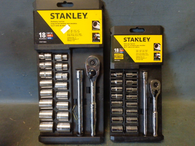 2 Stanley Mechanics Tool Sets