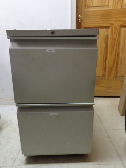 2 Drawer Metal File Cabinet