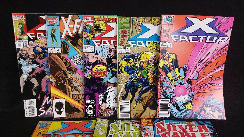 (8) 1980s and 1990s X-Factor &amp Sable Comics Comic Book