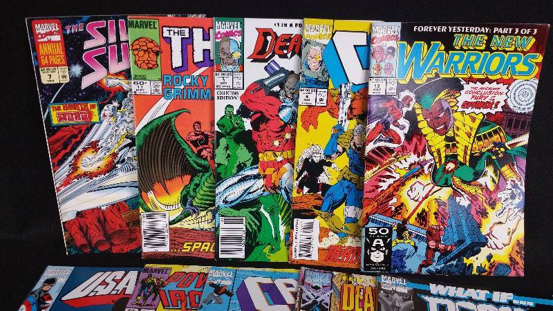 (10) 1980s and 1990s Various Mavel Comics Comic Book