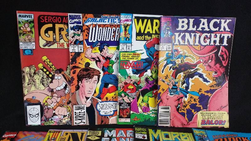 (9) 1980s and 1990s Various Marvel Comics Comic Book
