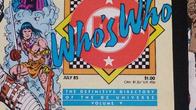 (3) 1980s Whos Who DC Comic Books