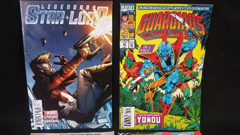 (4) Early 1990s Guardians of the Galaxy and Others  New Star Lord #1 Comic Book