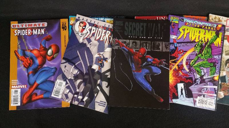 (9) Spider-Man &amp Related Marvel Comics Comic Book