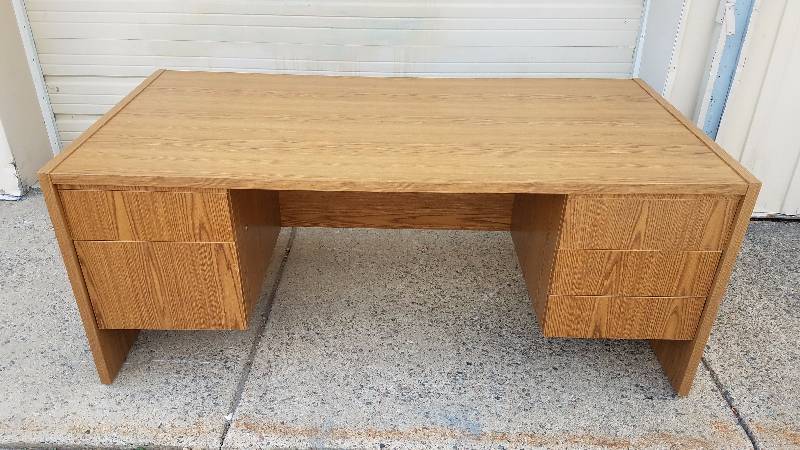 Heavy-Duty Wood Desk