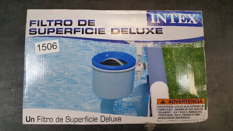 lot 1506 image: Intex Deluxe Wall Mount Pool Surface Skimmer