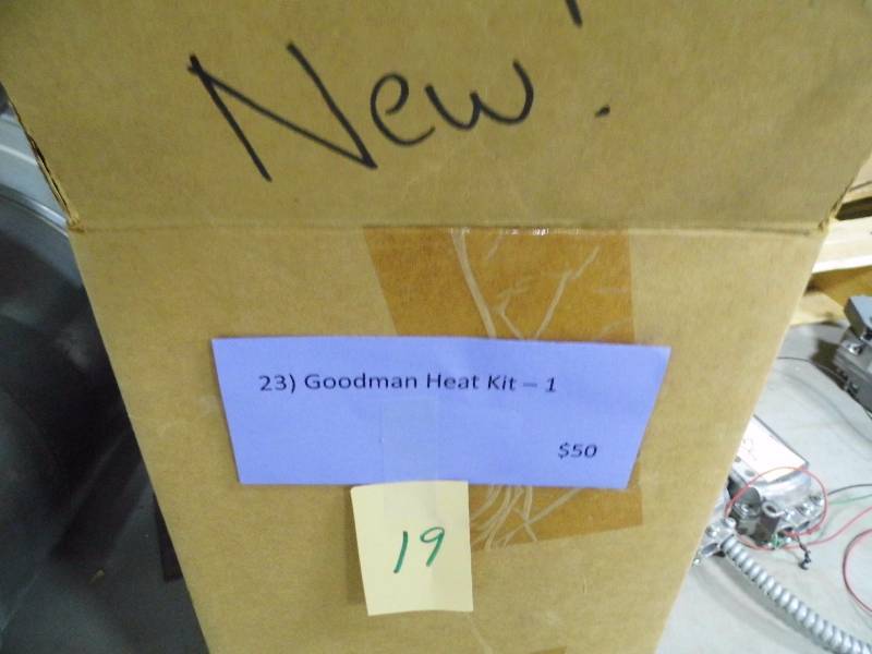 lot 19 image: Goodman Heat Kit