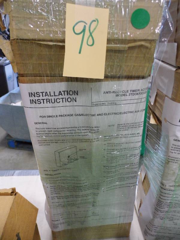 lot 98 image: Anti Recycle Timers