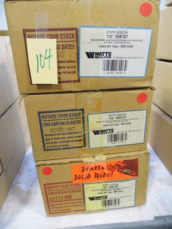 lot 104 image: Backflow Preventers