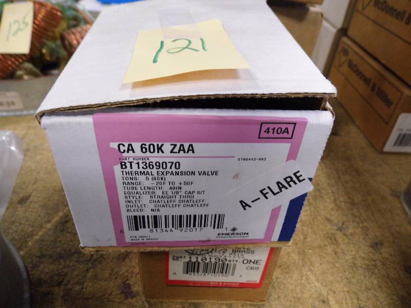 lot 121 image: Expansion Valves