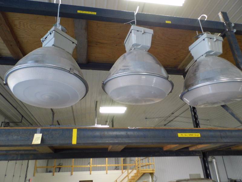 lot 133 image: 3 Large Industrial Light Fixtures