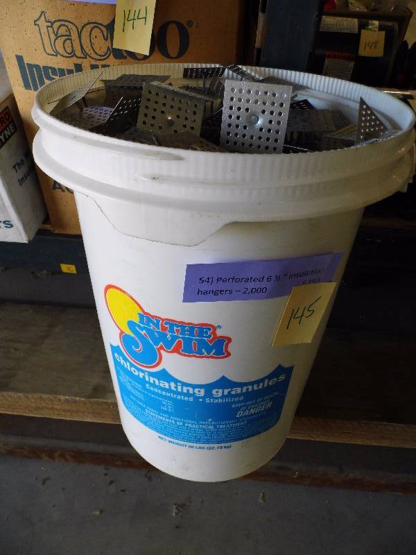 lot 145 image: Perforated Insulation Hangers
