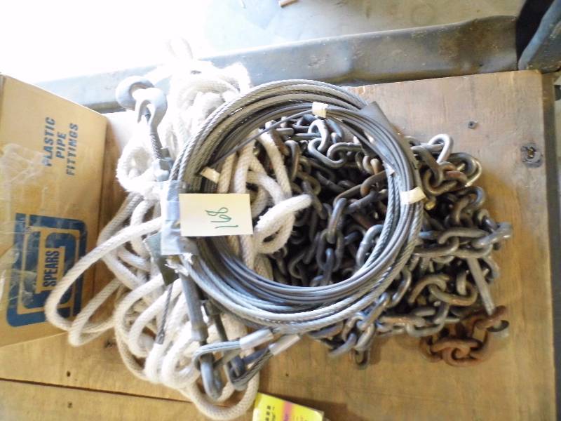 lot 168 image: Cable - Wire - Chain