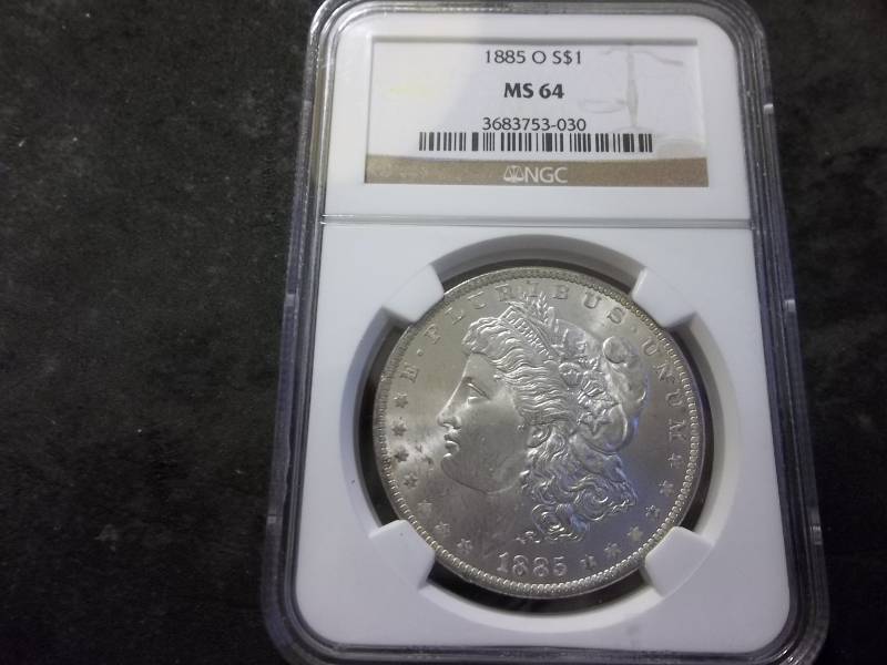 1885 O Morgan Silver Dollar