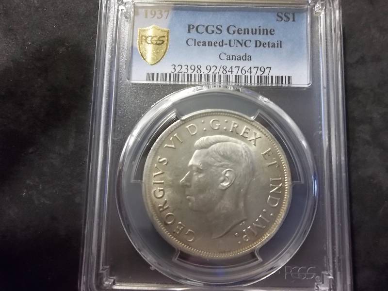 1937 Canadian Silver Dollar