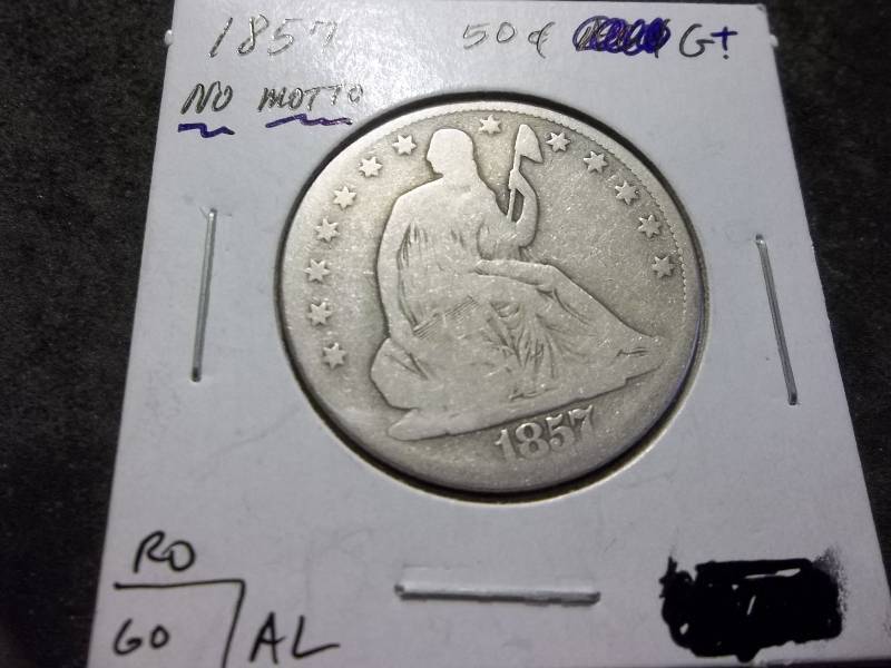 1857 Seated Half Dollar