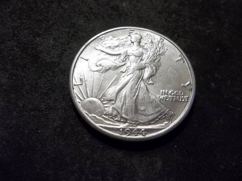 1944 D Walker Half Dollar