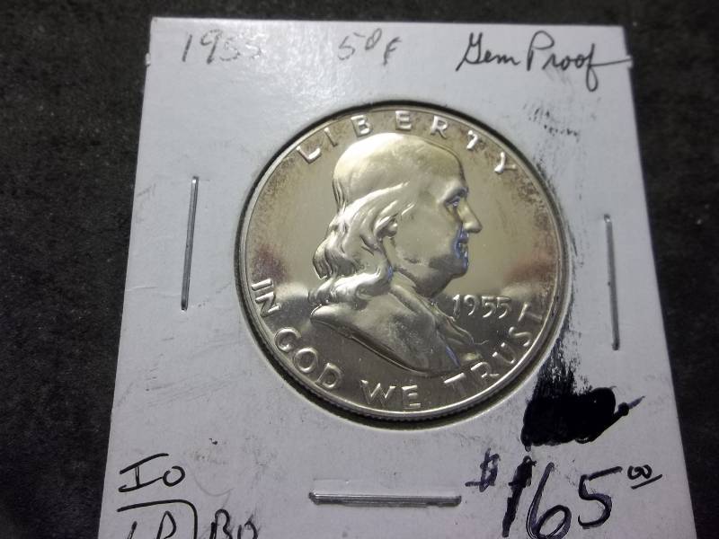 1955 Franklin Half Dollar Proof
