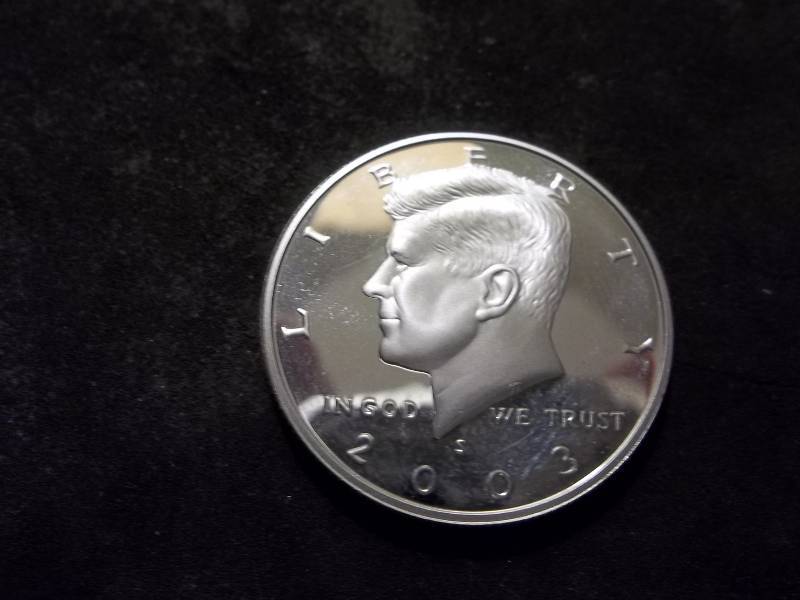 2003 S JFK Silver Half Dollar Proof In High Gem Proof Cond.