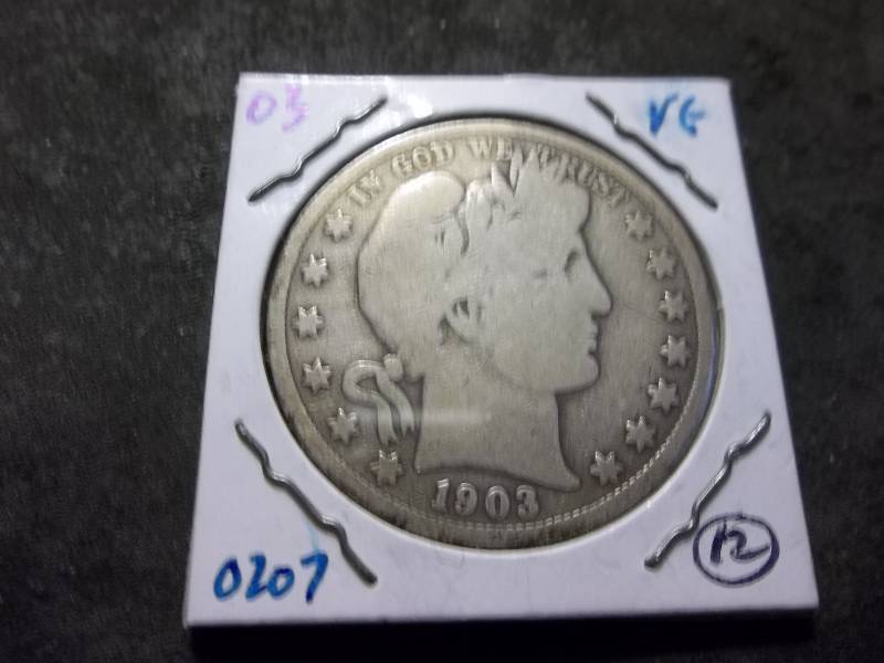 1903  Barber Half Dollar