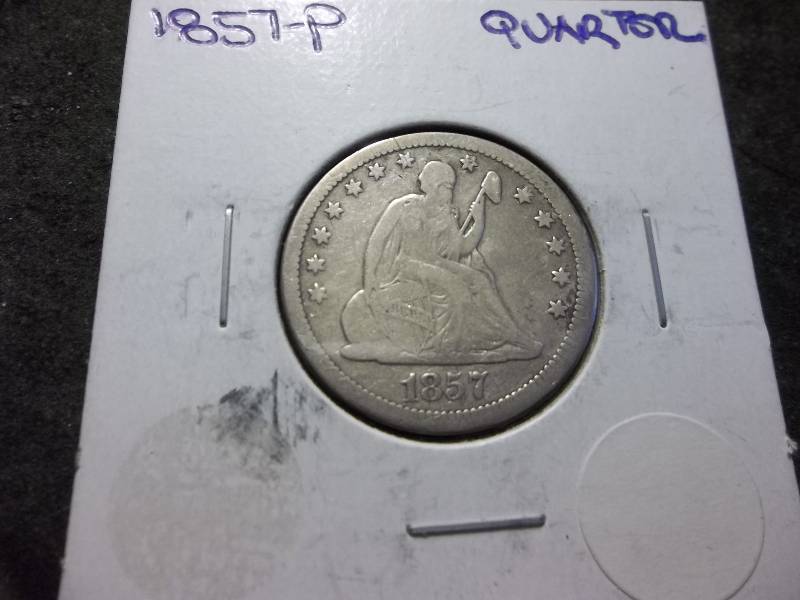 1857 Seated Quarter