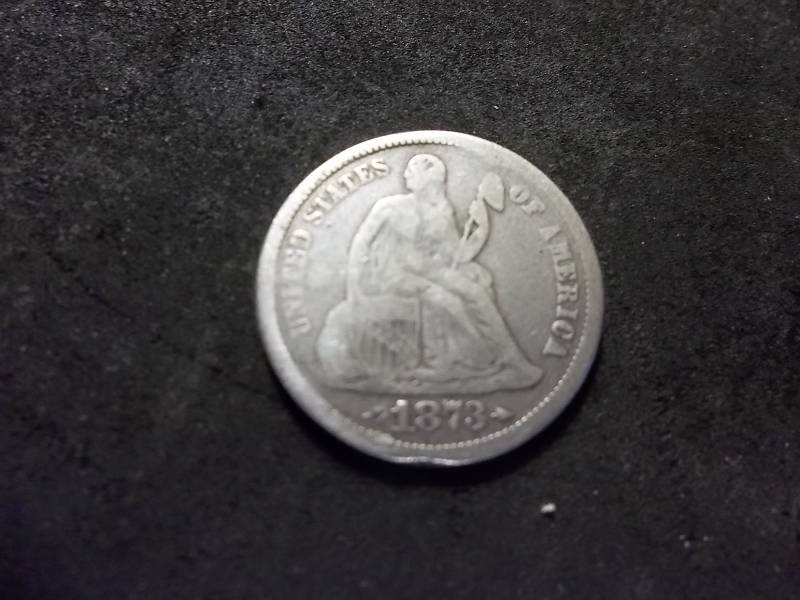 1873 Seated Liberty Dime