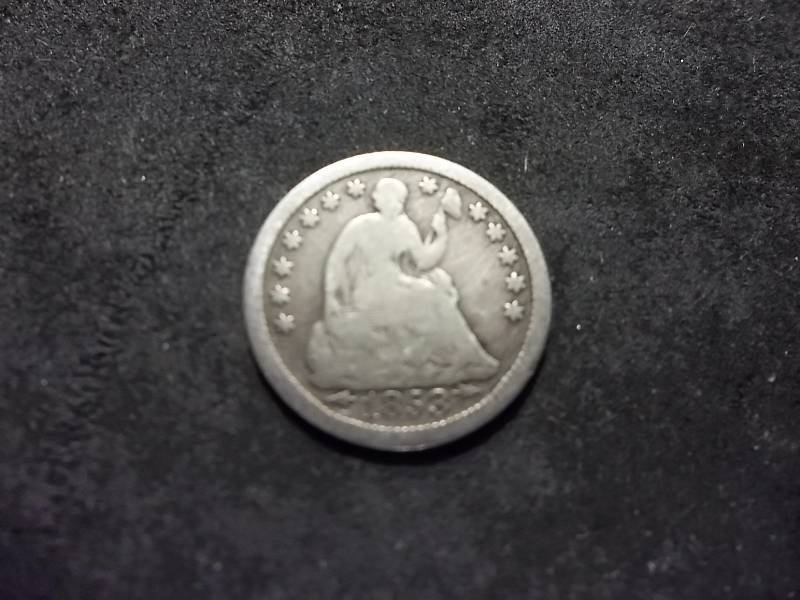 1853  Seated Liberty Half Dime