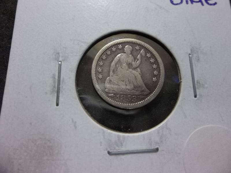 1853 O  Seated Liberty Half Dime