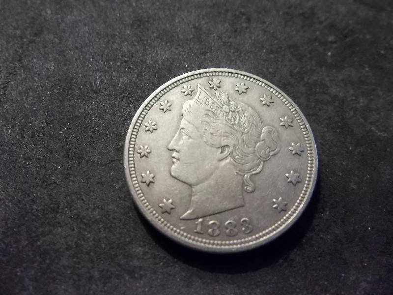 1883 V-Nickel WO Cents