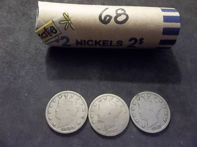 Full Roll Of V-Nickels