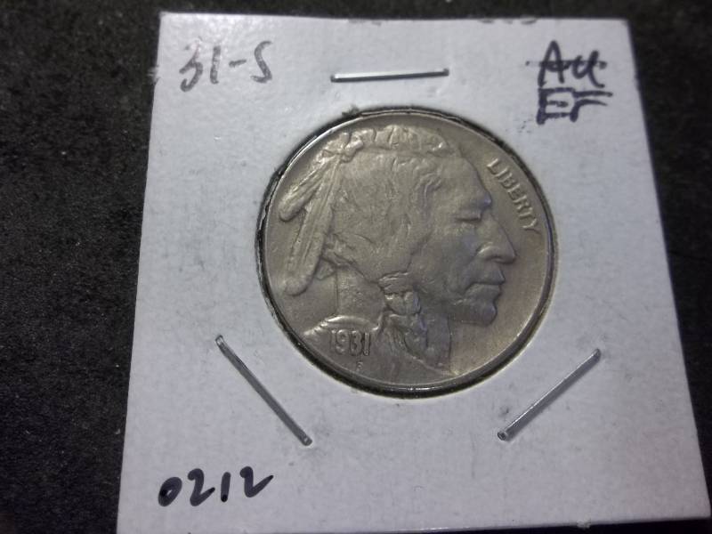 1931 S Buffalo Nickel