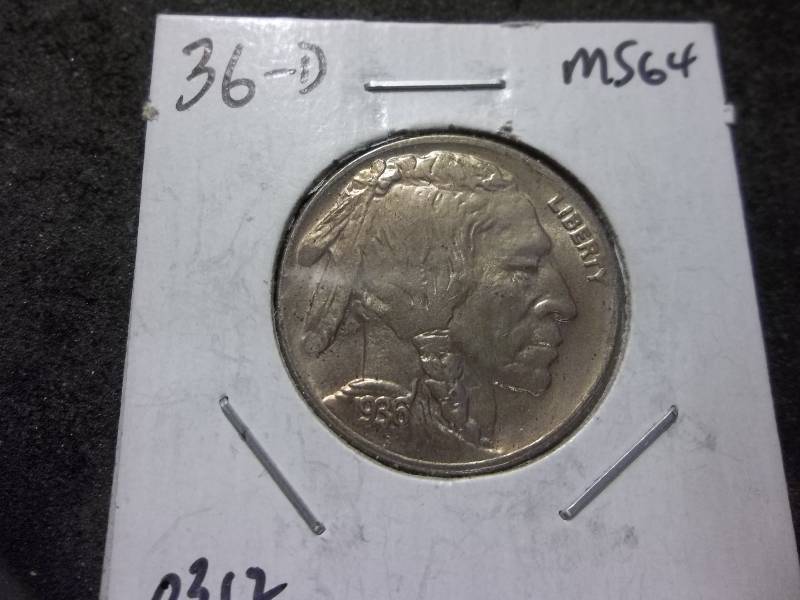 1936 D Buffalo Nickel