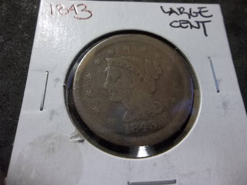 1843 Large Cent