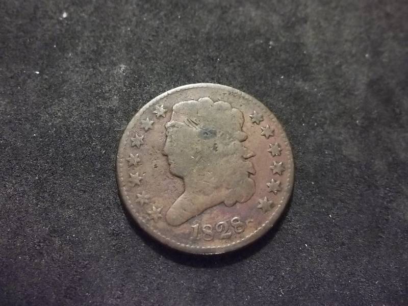 1828 Half Cent