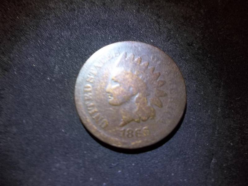 1866 Indian Head Cent