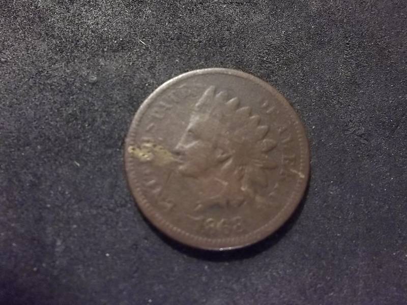 1868 Indian Head Cent