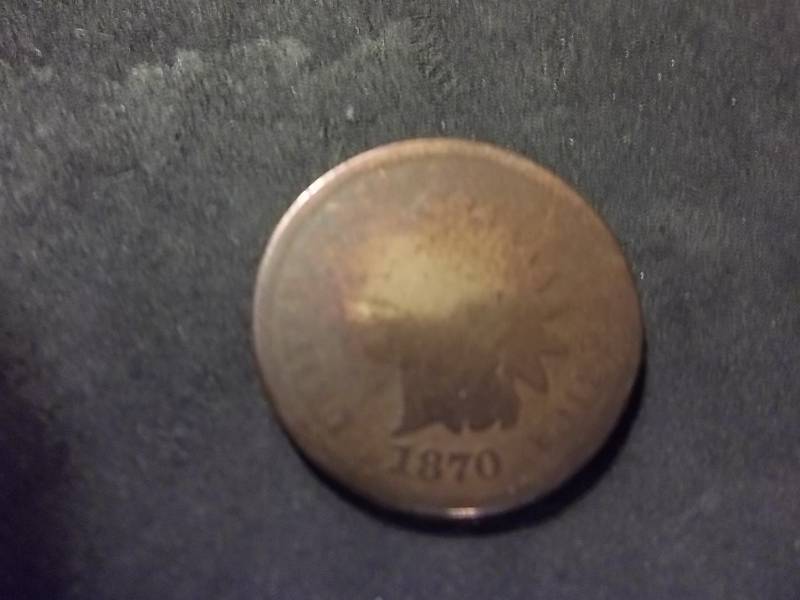1870 Indian Head Cent