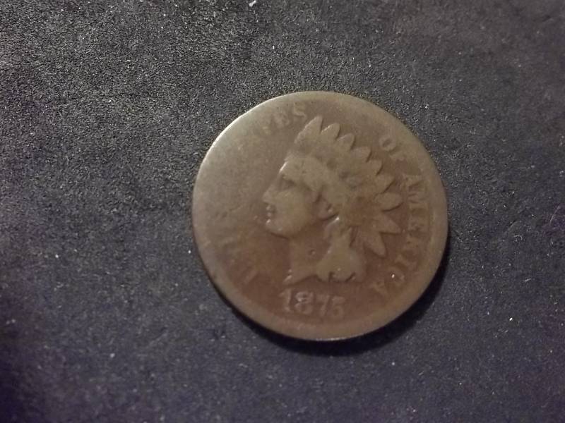 1875 Indian Head Cent