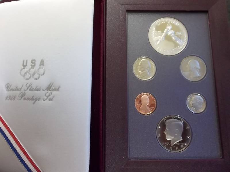 1988 Prestige Silver Dollar Proof Set