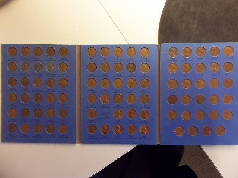 Complete Lincoln Short Set 1941-1969 In Whitman Folder