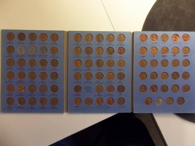 Complete Lincoln Short Set 1941-1969 In Whitman Folder
