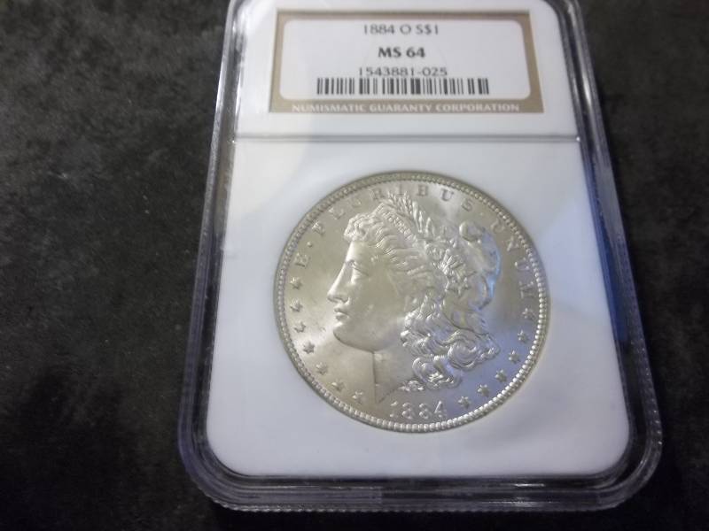 1884 O Morgan Silver Dollar