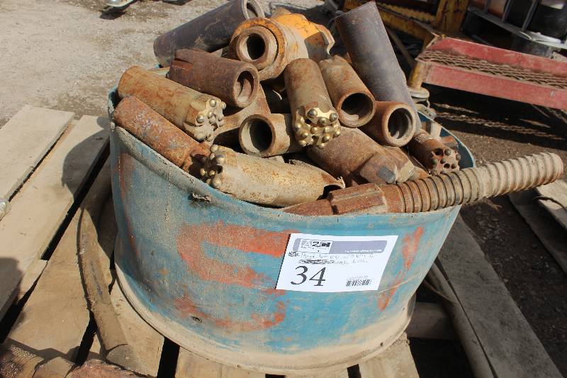 lot 34 image: Pallet Lot of Rock Drilling Bits