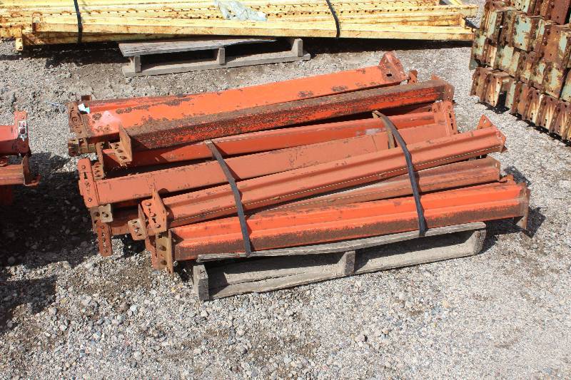 lot 60 image: Lot of (24) 4ft. Pallet Racking Cross Members