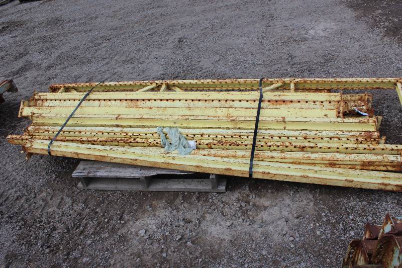 lot 63 image: Lot of (12) 8ft. Pallet Racking Cross Members