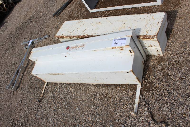 lot 99 image: Lot of (2) WeatherGuard Truck Bed Tool Boxes