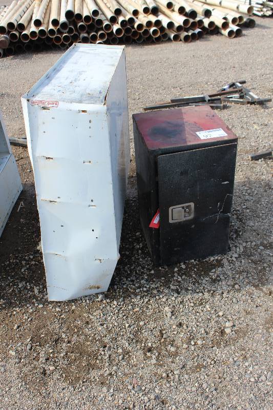 lot 97 image: Lot of (2) WeatherGuard Truck Bed Tool Boxes
